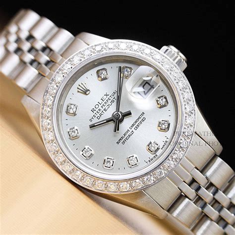 silver rolex watch for sale|rolex silver watches for women.